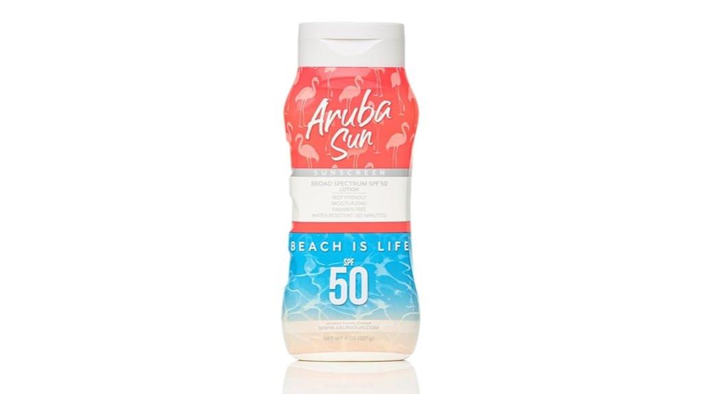 water resistant spf 50 lotion