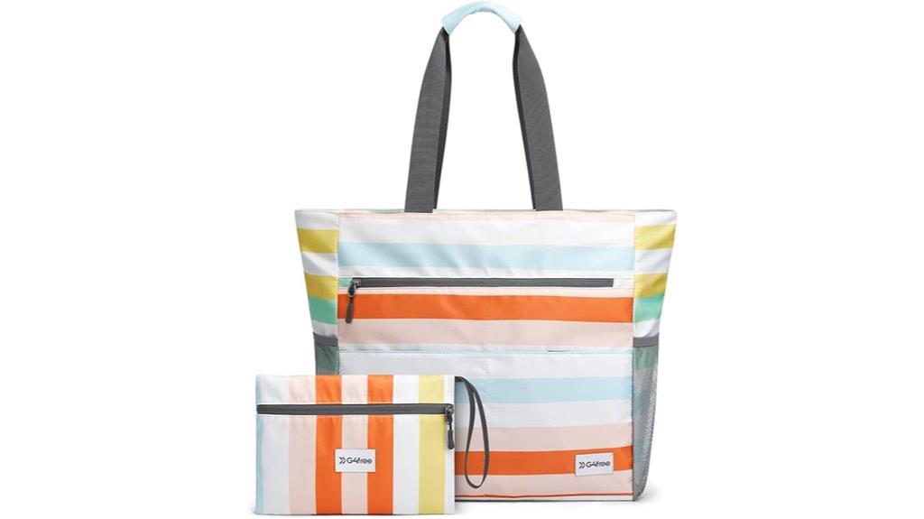 waterproof beach tote