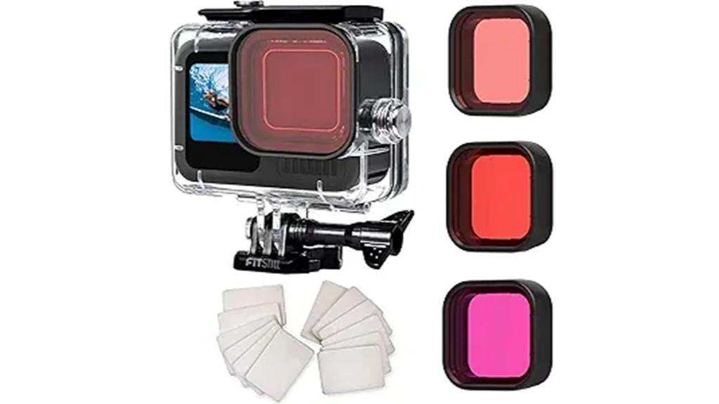 waterproof gopro housing set