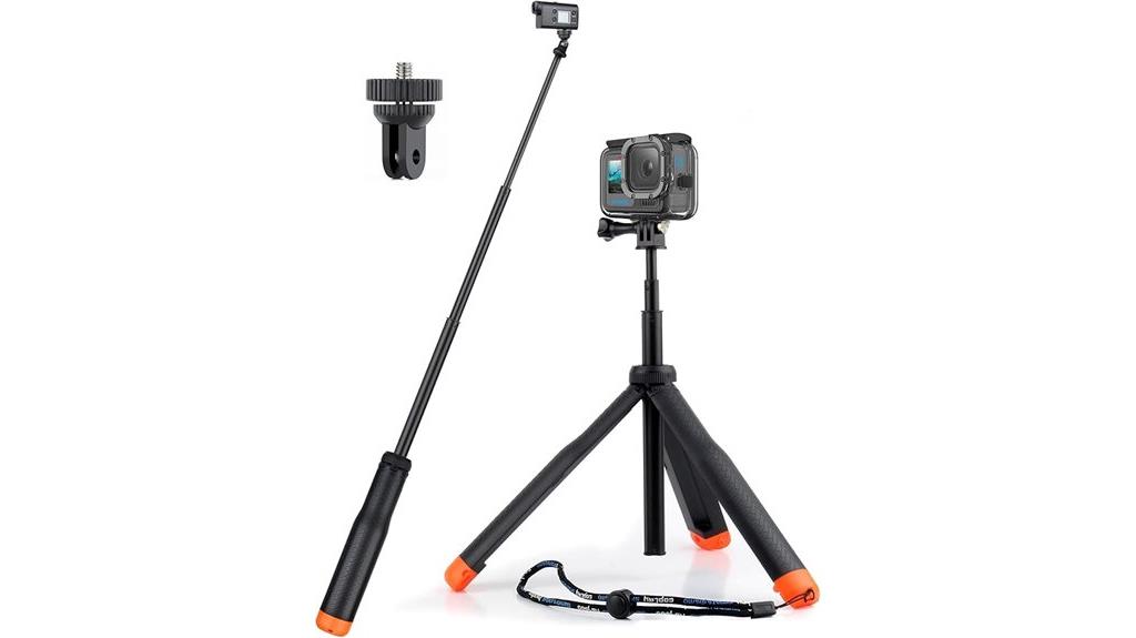 waterproof gopro selfie stick