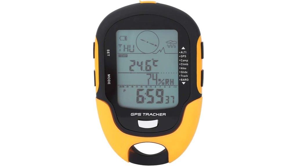 waterproof handheld gps device