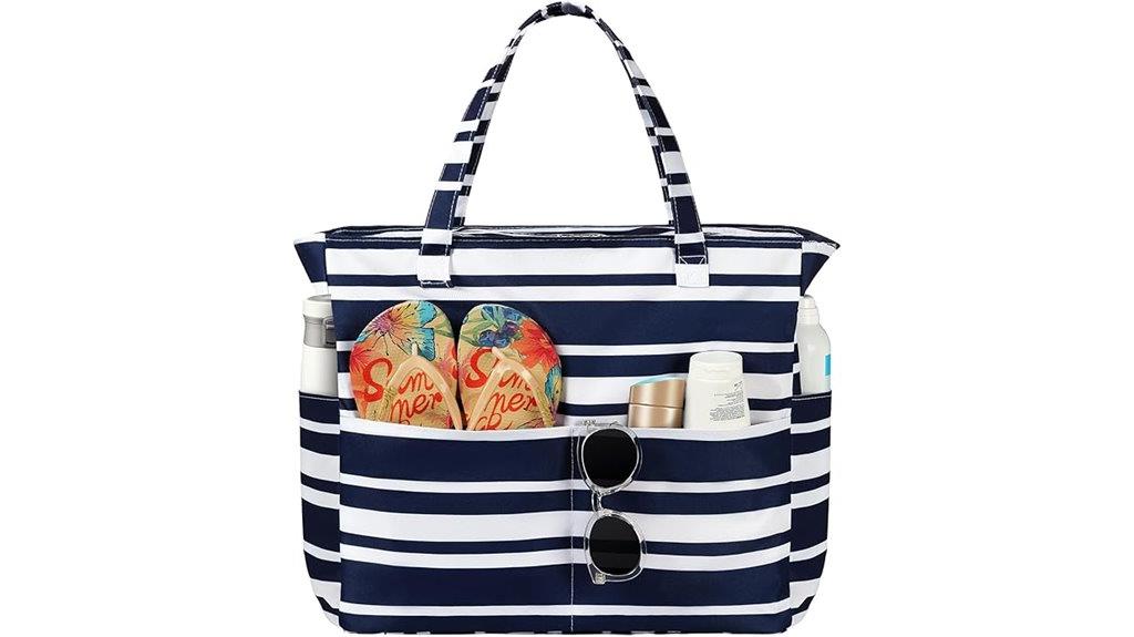 waterproof large beach tote