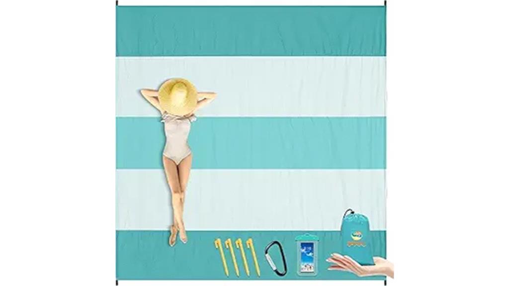waterproof oversized beach blanket