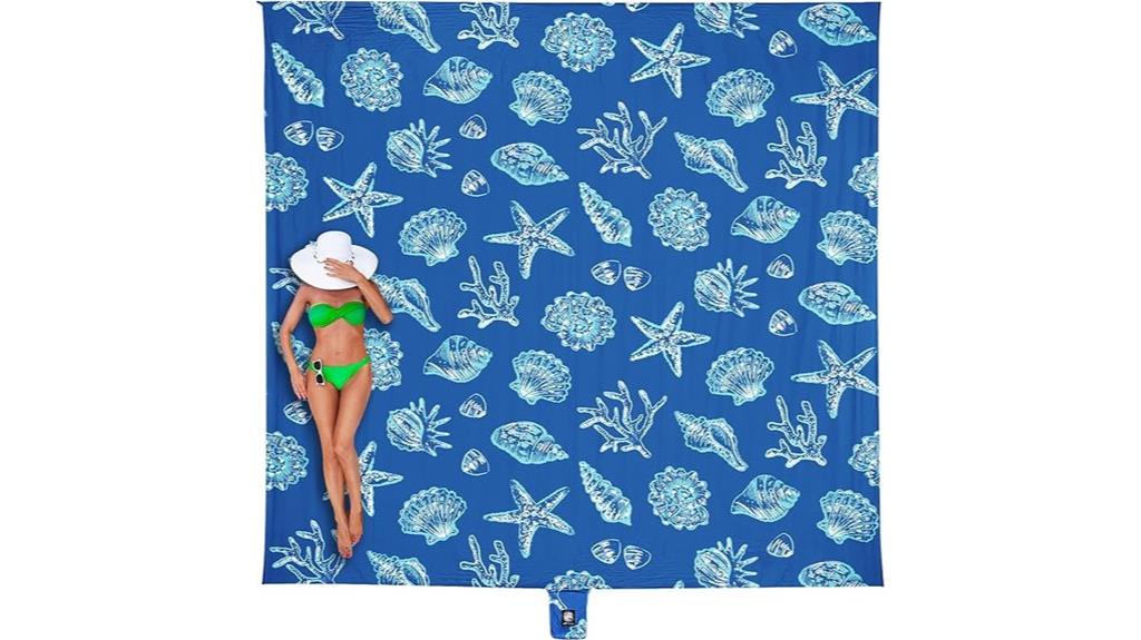 waterproof oversized beach blanket
