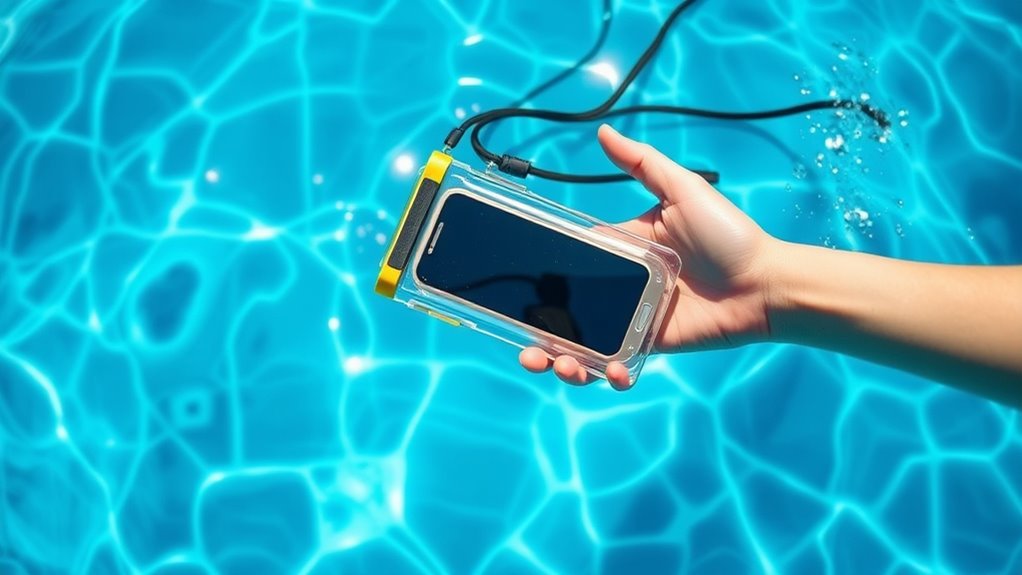 waterproof phone lanyard cases
