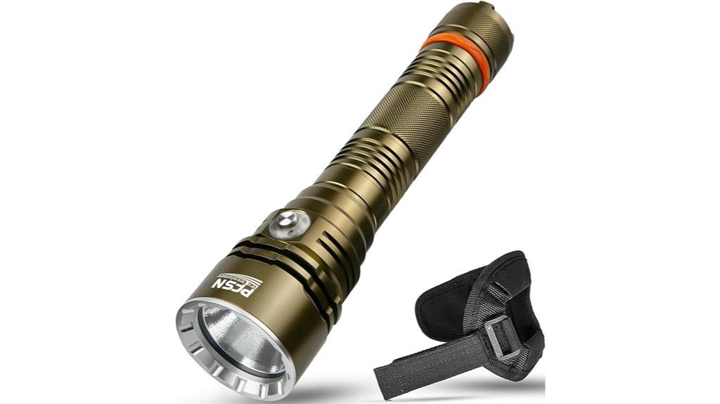 waterproof underwater diving flashlight