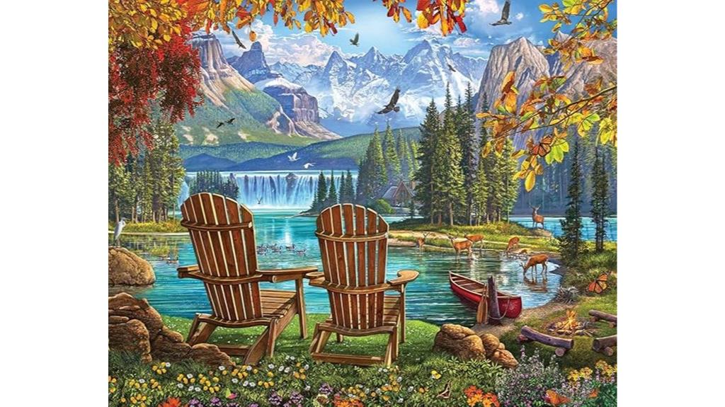 white mountain fall puzzle