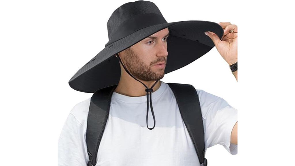 wide brim sun hat