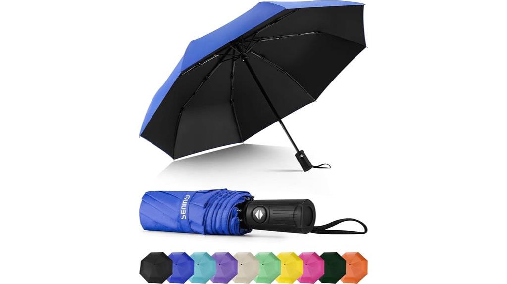 windproof automatic travel umbrella