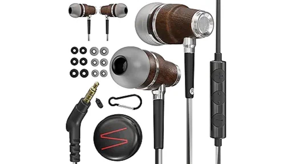 wired earbuds with microphone