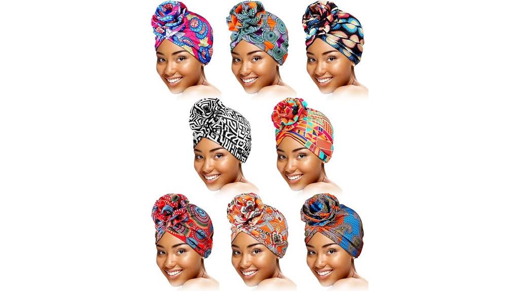 women s satin turban head wraps