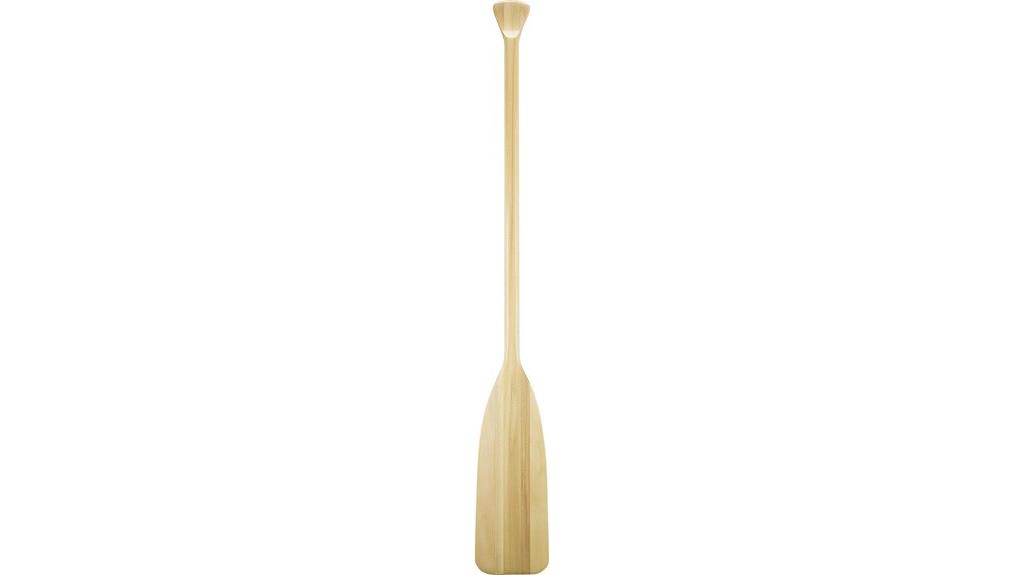 wooden 4 foot canoe paddle