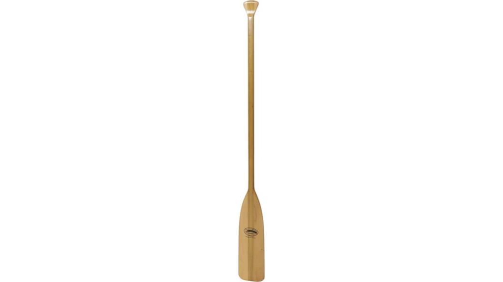 wooden 5 foot canoe paddle