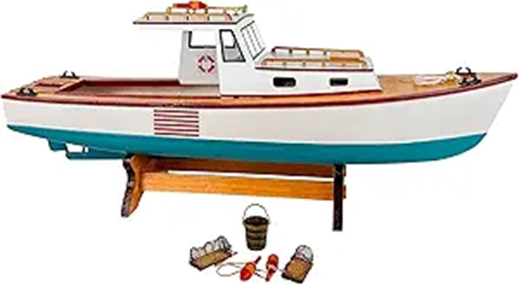wooden lobster boat decor