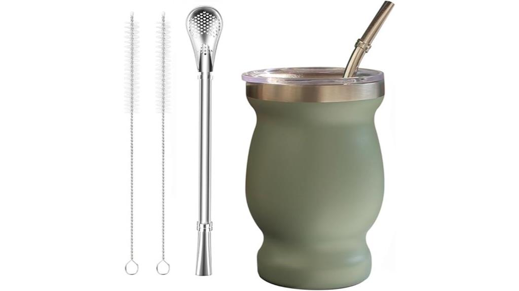 yerba mate gourd set