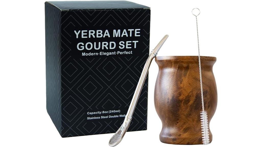 yerba mate gourd set