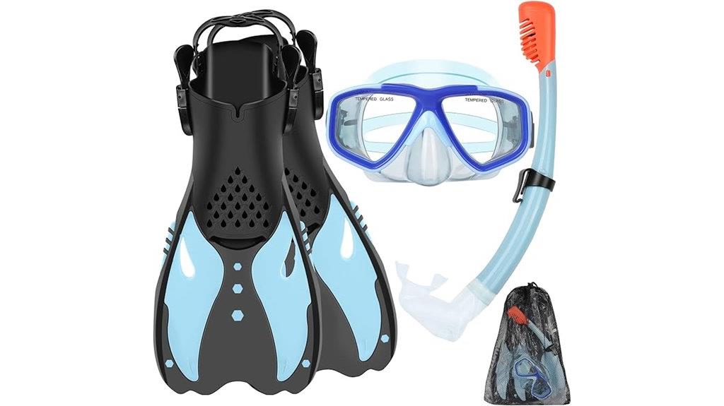 youth snorkel gear for teens