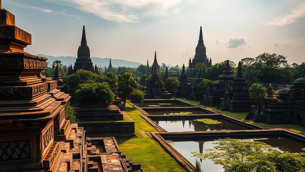 ancient thai temple ruins