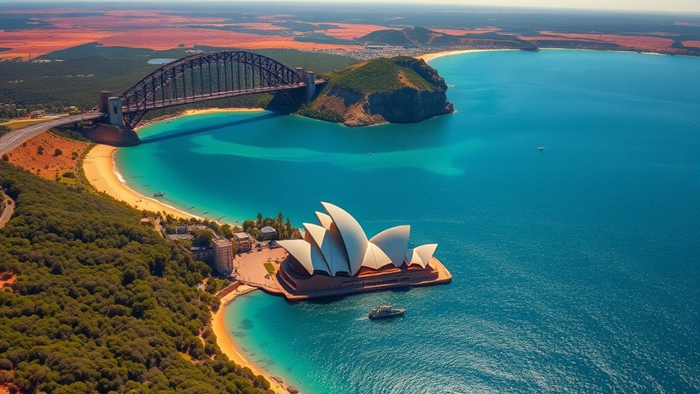 australia s iconic natural and urban attractions