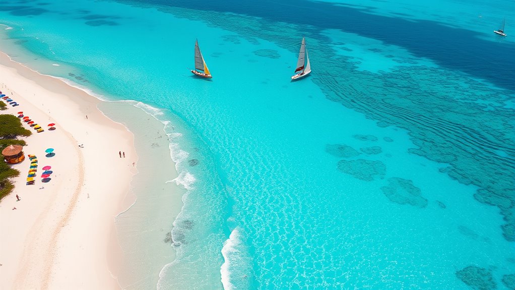 beaches snorkeling water sports