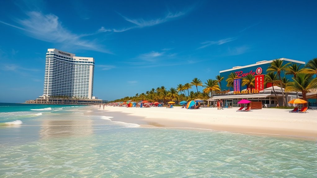 beaches water sports casinos