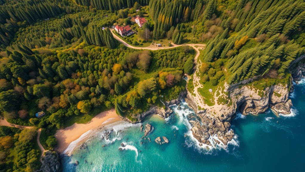 belgian coastlines and forests