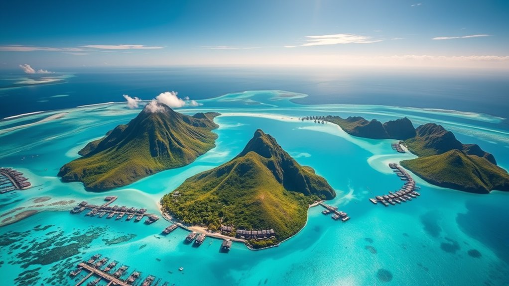 breathtaking volcanic lagoon landscapes