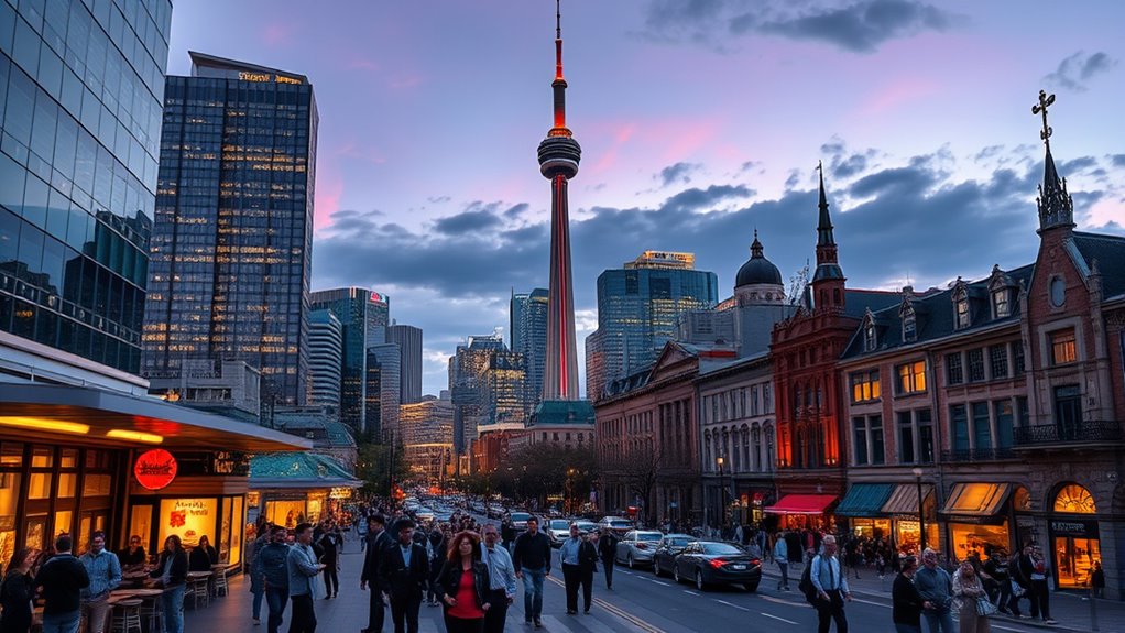 canadian city skylines and culture