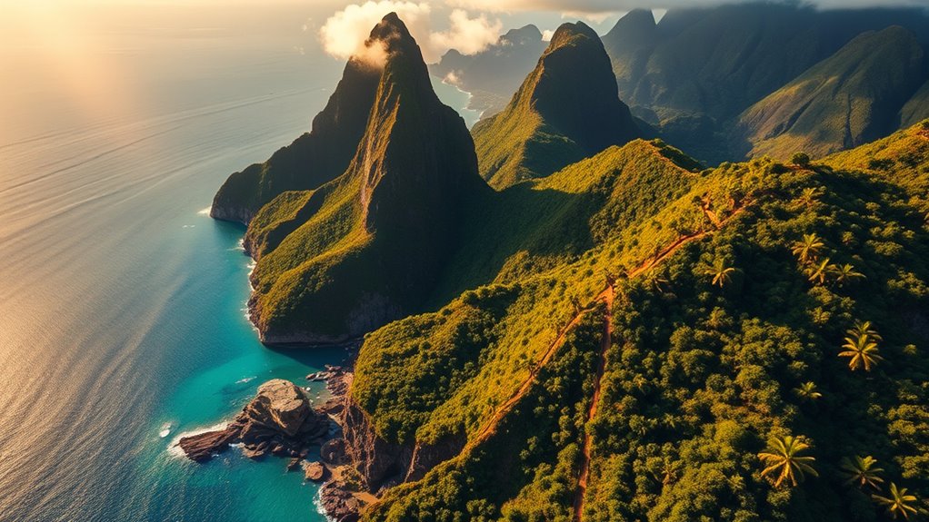 climb pitons for views