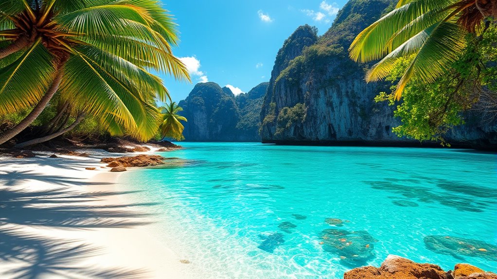 coastal reef beaches islands