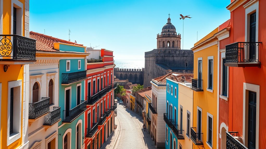 colonial landmarks and vibrant history