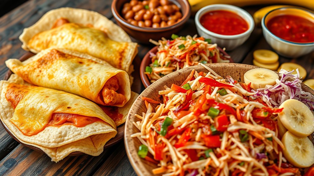 corn beans rice staples