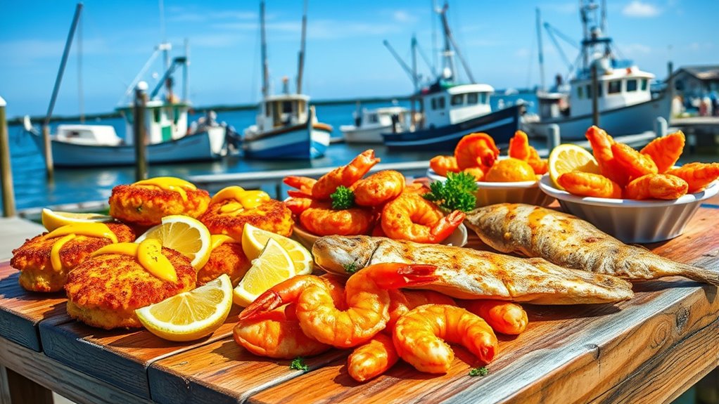 crispy fresh calabash seafood