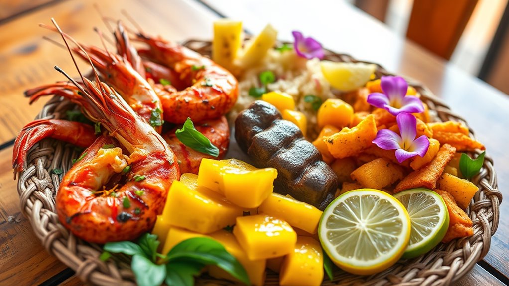 culinary fusion and fresh seafood