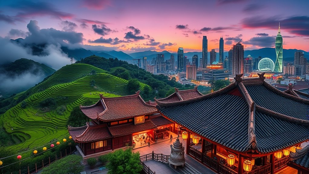 diverse attractions and scenic sites