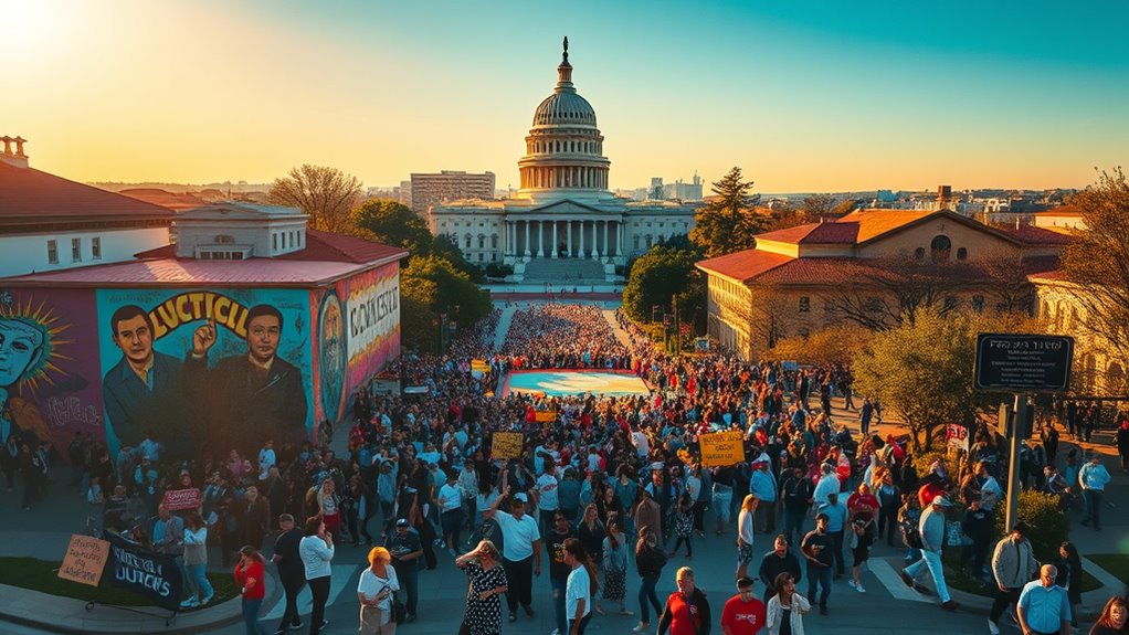 diverse demographics and activism