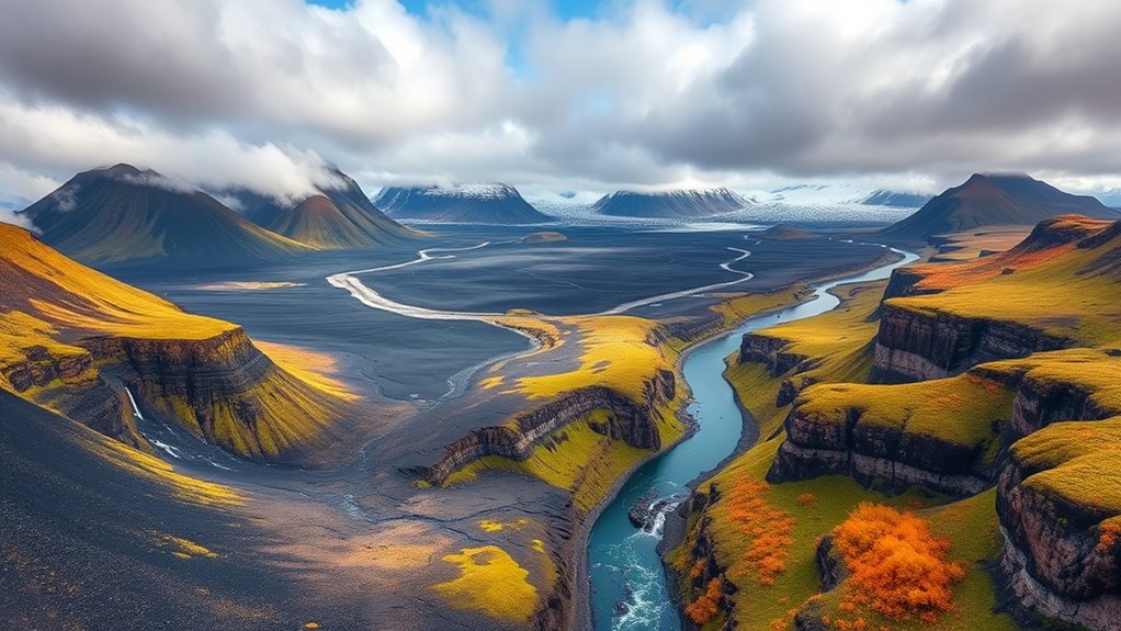diverse icelandic natural wonders