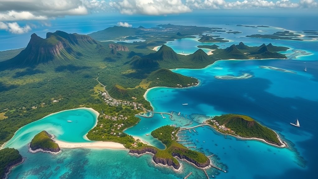 diverse islands with adventures