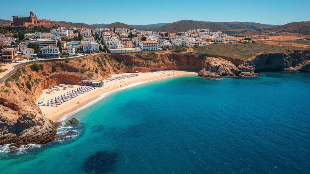 diverse lively hidden coastal beaches