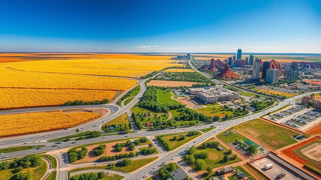 diverse regions with attractions