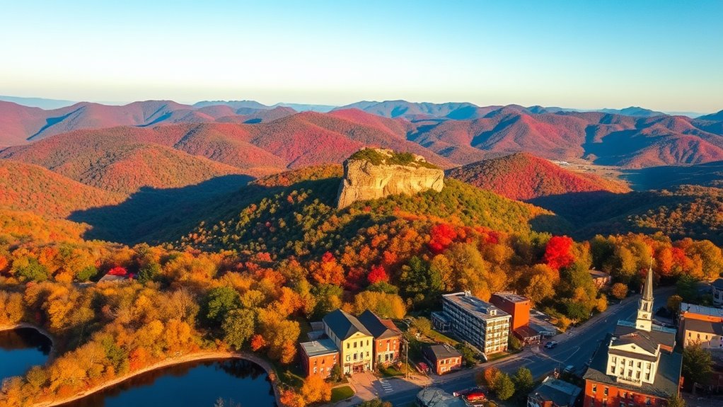 diverse scenic urban attractions