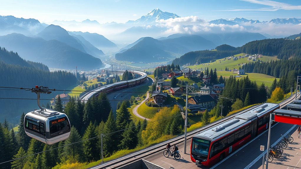 efficient scenic transportation network