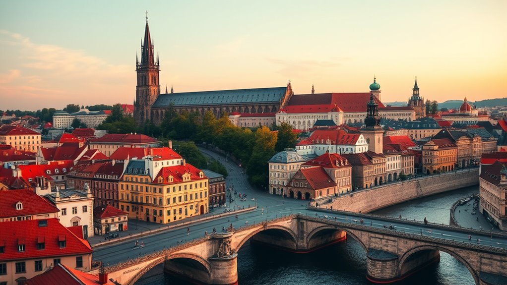 european historic city architecture