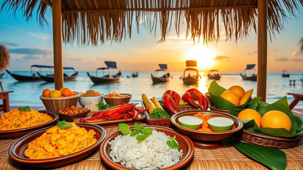 exotic spicy coconut flavors