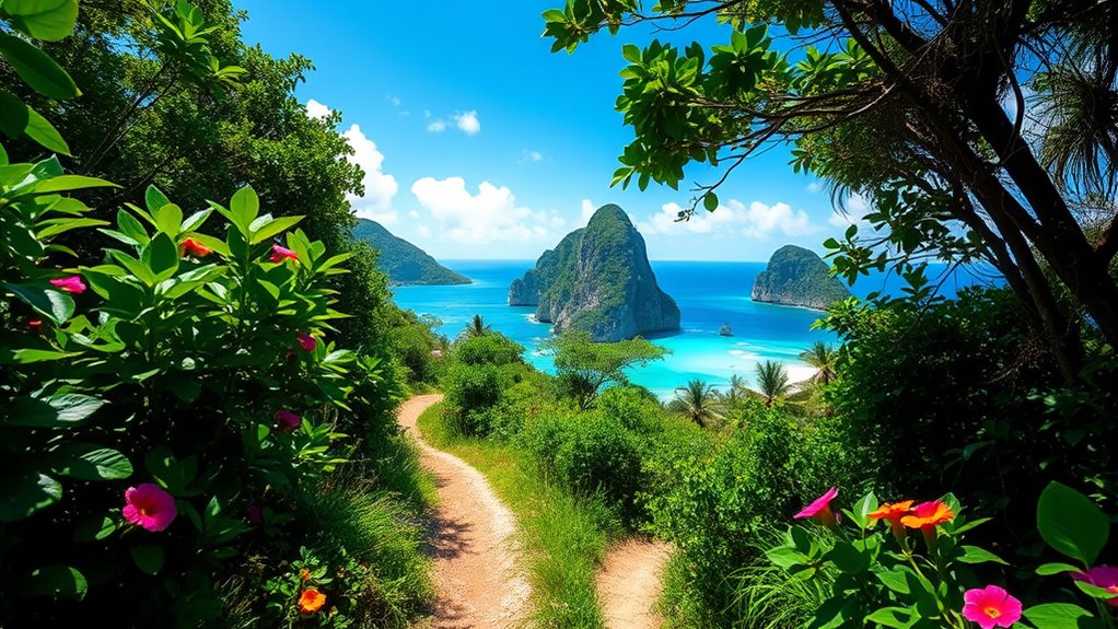 explore islands lush trails