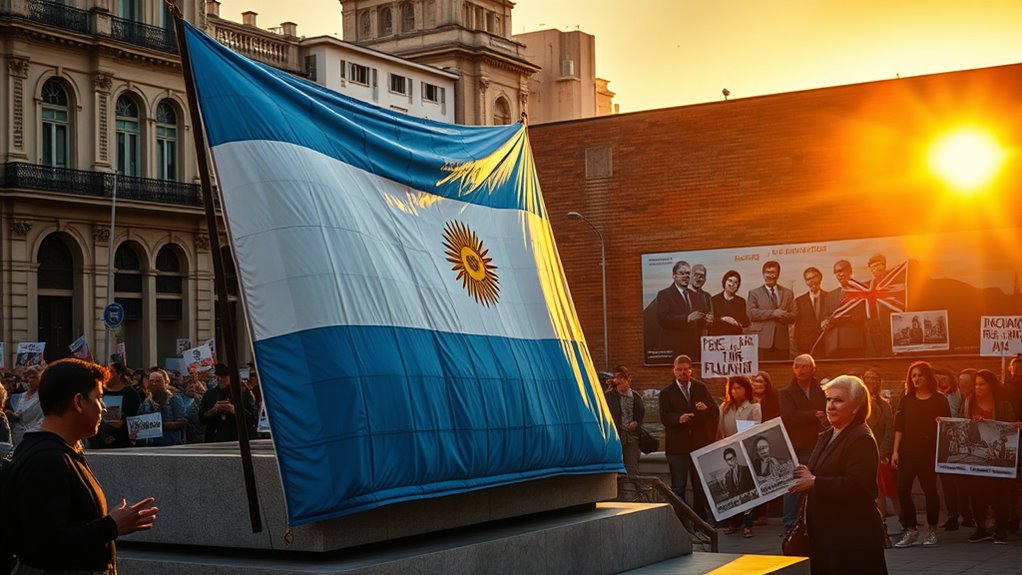 falklands war prompts democracy