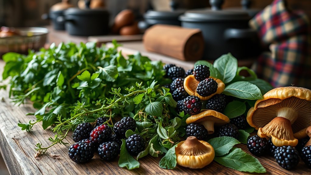 foraged ingredients shape scottish cuisine