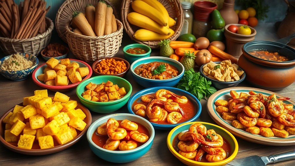 fusion of indigenous spanish african