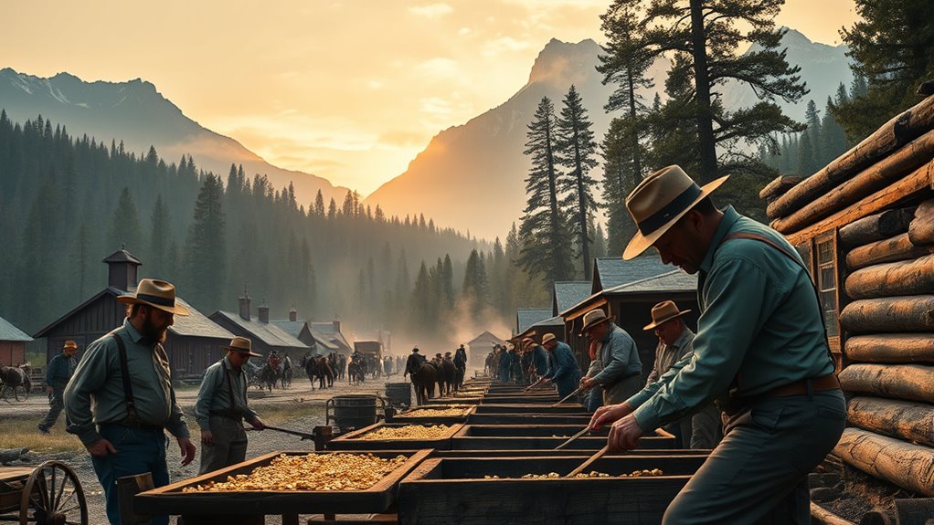 gold discovery spurs settlement growth