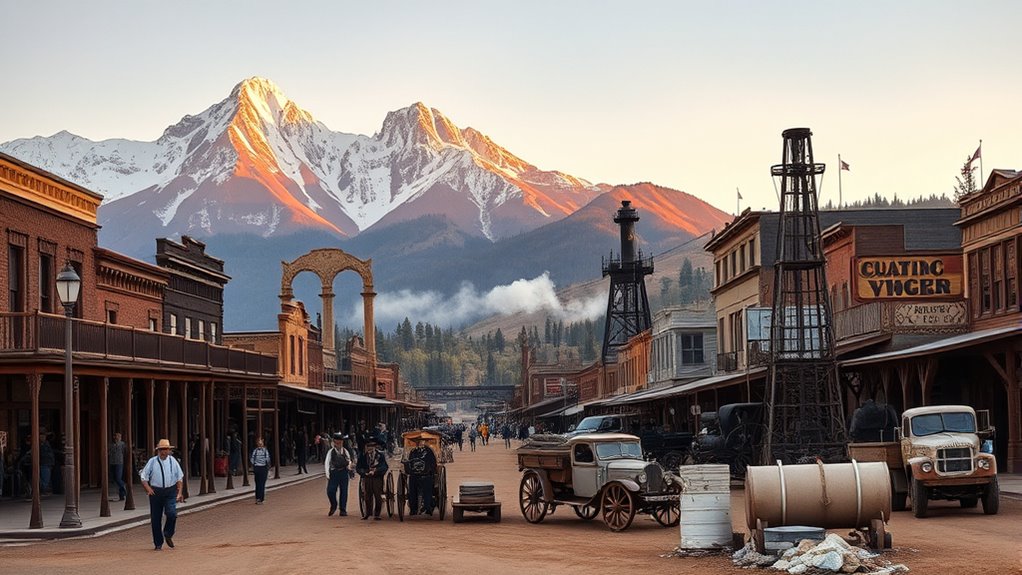 gold rush and montana settlement